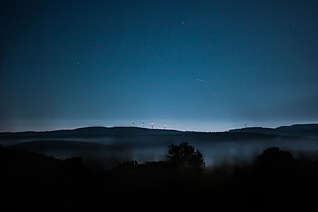 Nature, Sky, Horizon, Fog, Evening HD wallpaper