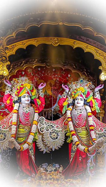 Radha krishna, Iskon, God HD phone wallpaper
