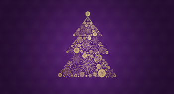 Christmas tree, digital art, holiday HD wallpaper