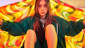 Billie Eilish, Yellow , Pop sensation, Musical talent HD wallpaper