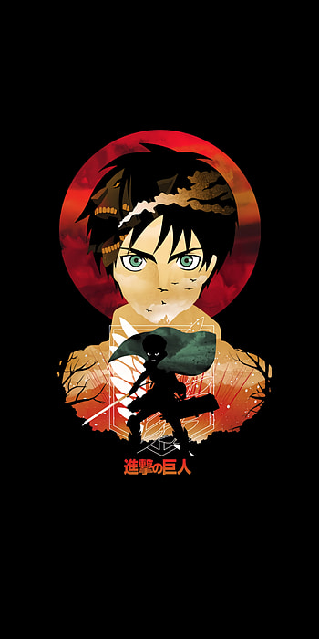 Eren, art, hime cut HD phone wallpaper