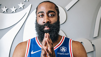 Adventures with 76ers, Joel Embiid, James Harden, Team-up HD wallpaper
