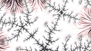 Trippy Psychedelic Fractal, white, bright, Abstract, fractal HD wallpaper