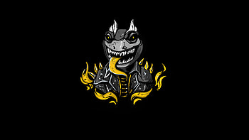 Dragon Minimal Tongue Out , dragon, artist, artwork, digital-art, dark, black, minimalism, minimalist HD wallpaper