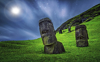Easter Island , quality, , Bing HD wallpaper