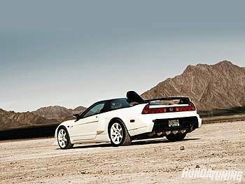 Nsx, tuning, acura, white, black HD wallpaper