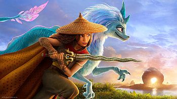 Raya and the last dragon 2021, poster, girl, movie, raya and the last dragon, disney HD wallpaper