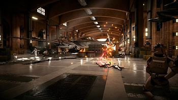 Darth Maul Fight in Hangar, Darth Maul, video game, Star Wars Battlefront II (2017) HD wallpaper