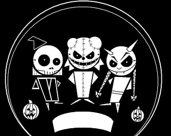 Twick or Tweet, white, black, evil kids, death HD wallpaper