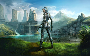 Earthrise , games, artstation HD wallpaper