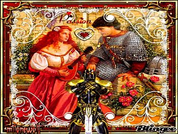 Sir Lancelot And Queen Guinevere, king arthur, camelot, mark, honor, devotion, knight, queen guinevere, defend, loyalty, guinevere, legend, sir lancelot, midieval, noble, passion, mtlonewolf, protect, poetic, need, code, romance, beautiful, england, nobility, death, life, love, romantic, poem, desire, want HD wallpaper