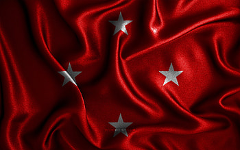 Londrina flag, , silk wavy flags, brazilian cities, Day of Londrina, Flag of Londrina, fabric flags, 3D art, Londrina, cities of Brazil, Londrina 3D flag HD wallpaper
