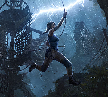 Lara croft, Shadow of the Tomb Raider, video game, 2018 HD wallpaper