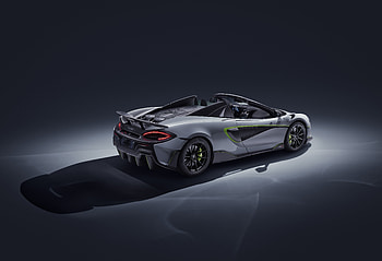 Convertible car, rear view, McLaren 600LT HD wallpaper