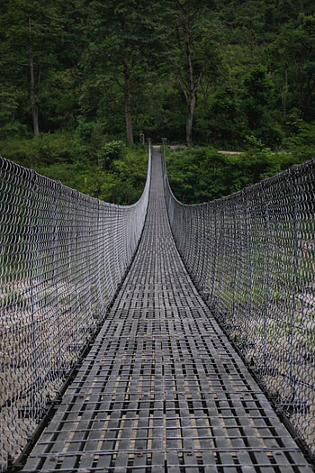 Bridge, hanging, architecture HD phone wallpaper