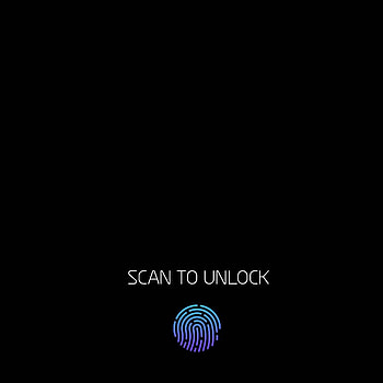 Fingerprint sensor, , midnight, , cool, science, black, technology, theme, latest HD phone wallpaper
