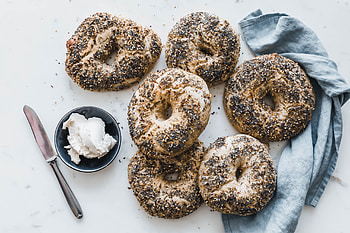 Everything bagel, Sourdough delight, Savory treat, Irresistible flavor HD wallpaper