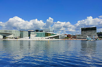 Oslo Opera House, Scandinavian city, Nordic culture, Travel destination HD wallpaper