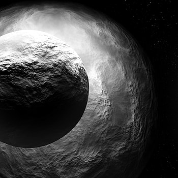Universe, Grey, Stone, Sphere, Asteroid HD phone wallpaper