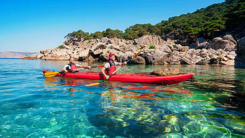 Adriatic Sea, Kayaking HD wallpaper