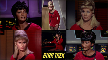 Nyota Uhura and Janice Rand, TOS, Uhura, Rand, Grace Lee Whitney, Star Trek, Nichelle Nichols HD wallpaper