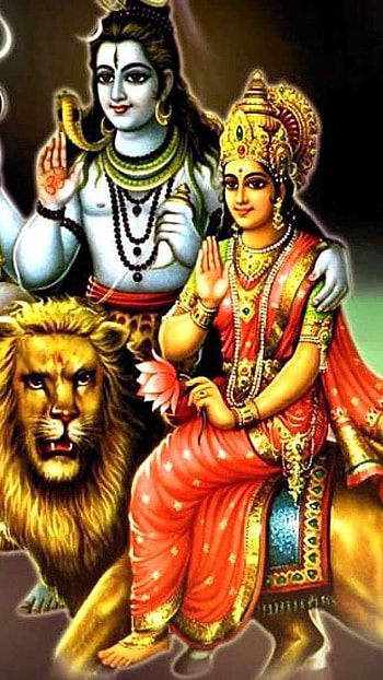 Sivan Parvathi, Lord Mahadev, Goddess Parvati HD phone wallpaper