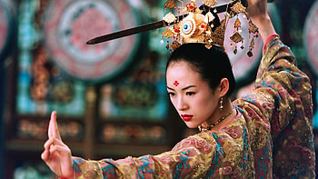 House of Flying Daggers, Enchanting flower garden, Devastating romance, Hidden secrets HD wallpaper