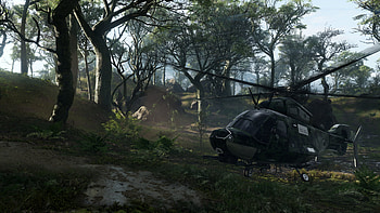 Black hawk down in green forest in ghost recon breakpoint video game, video game, Tom Clancy's Ghost Recon Breakpoint, helicopter, nature HD wallpaper