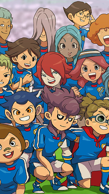 Blue team, football, anime HD phone wallpaper