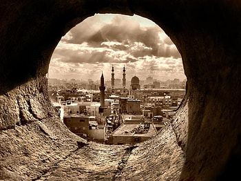Cairo view, view, egypt, cairo, window HD wallpaper