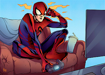 Marvel Spider Man PS4, spiderman-ps4, superheroes, artwork, digital-art, spiderman, behance HD wallpaper