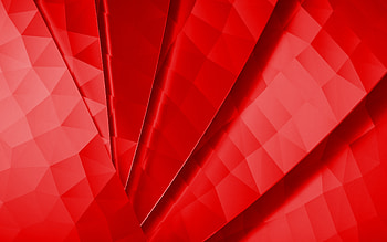 red abstract background, red polygon background, red abstraction, red lines background, creative red background HD wallpaper
