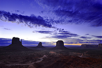 Nature, Sky, Twilight, Monuments, Prairie, Dusk, Valley HD wallpaper
