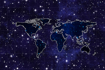 Universe, Map, Continents HD wallpaper