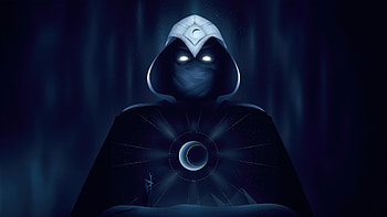 The Moon Knight Minimal , moon-knight, tv-shows, superheroes, minimalism, minimalist, artist, artwork, digital-art HD wallpaper