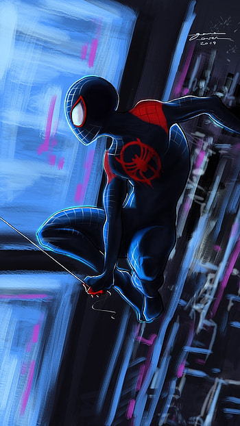 Miles Morales, Miles Morales Spider Man HD phone wallpaper
