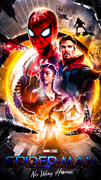 Spiderman No Way Home, Multiverse, Tom Holand, No Way Home, Zendaya HD phone wallpaper