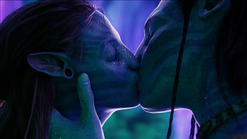 Neytiri, Avatar movie, Blue-skinned warrior, Fantasy world HD wallpaper