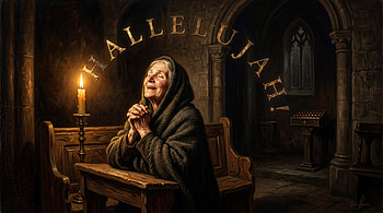 Hallelujah — Candlelit Prayer ( ), Church HD wallpaper