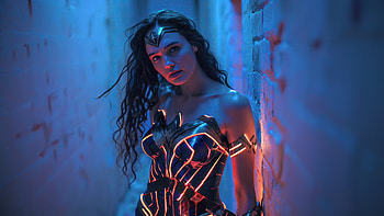 The Evolution Of Wonder Woman, wonder-woman, superheroes, artwork, art, ai, digital-art HD wallpaper