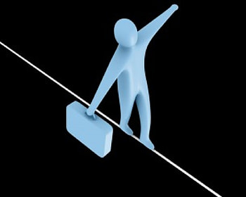 Dancer, balance, rope, 3d, walking, brief case HD wallpaper