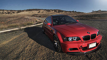 Bmw E46 Red, bmw, cars, red HD wallpaper