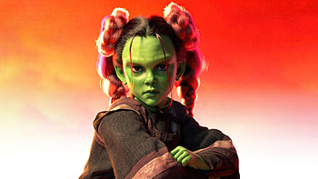 Gamora As Kid , gamora, superheroes, cosplay, artstation HD wallpaper