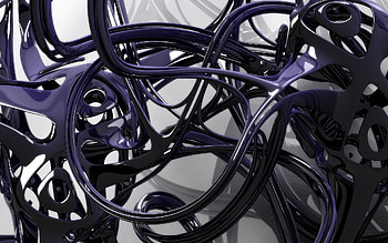 Lilac, Shine, Light, 3D, Brilliance, Figure HD wallpaper