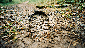 Boot Print in — Rugged Trail HD wallpaper