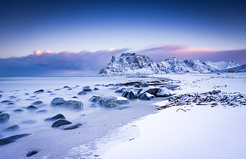 Mountains Scenery Snow , mountains, snow, nature HD wallpaper