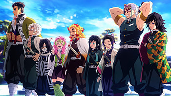 Gyomei Sanemi Iguro Mitsuri Rengoku Muichiro Shinobu Tengen Giyu, Anime, Demon Slayer: Kimetsu no Yaiba HD wallpaper