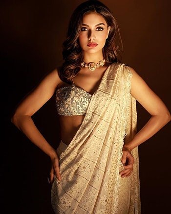 Divya, head, sari HD phone wallpaper
