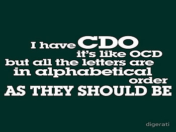 CDO, words, white, letters, other, green, funny, humor, ocd HD wallpaper