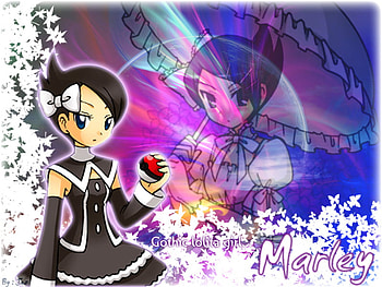 Marley The Master, marley, gothic, poke ball, paracol, master, pokemon HD wallpaper